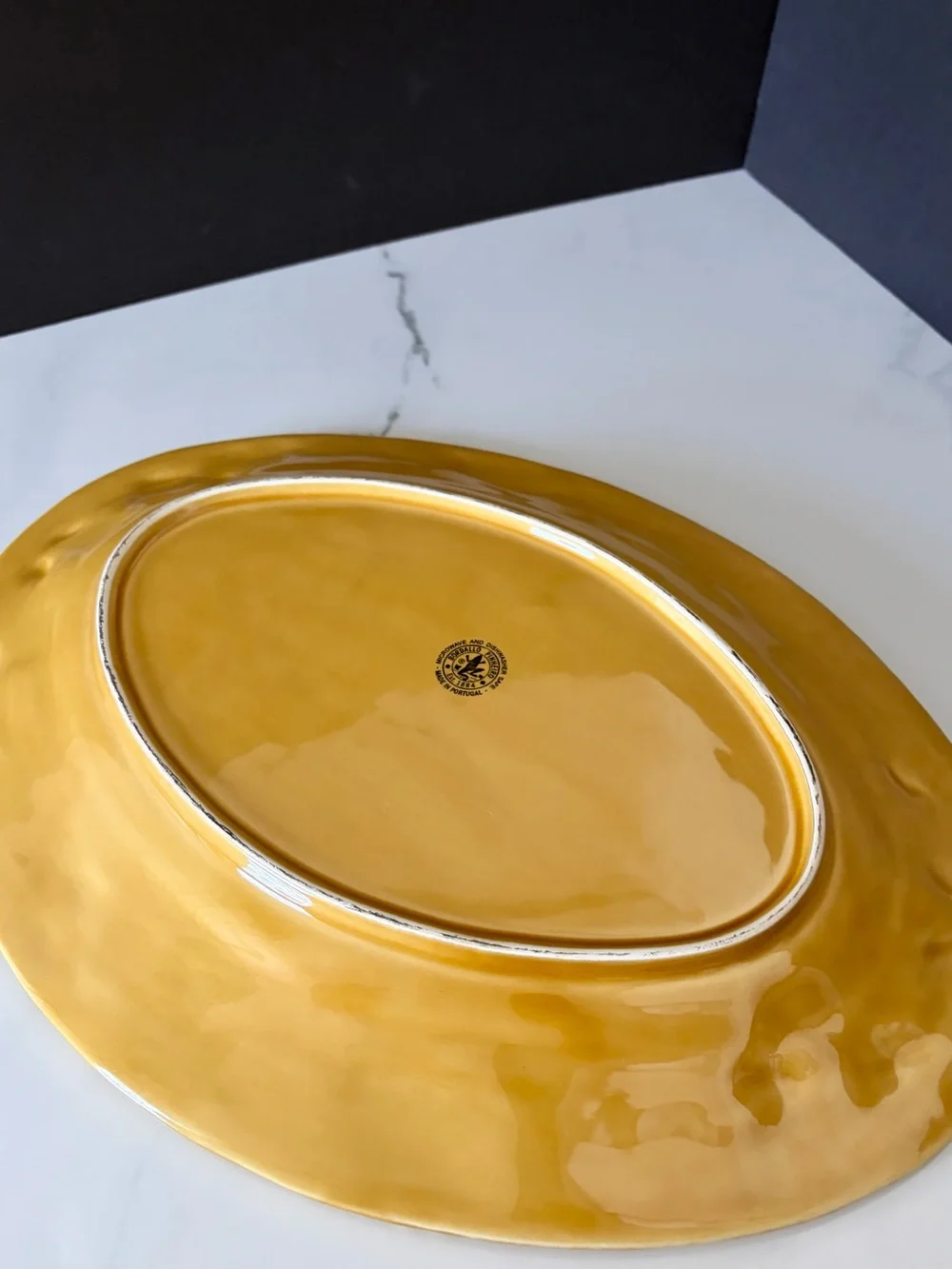 Bordallo Pinheiro yellow oak